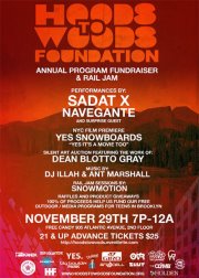 Hoods To Woods Fundraiser Party in Brooklyn,  Thursday November 29th 